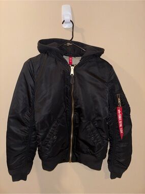 Unisex Alpha Industries Black Jacket